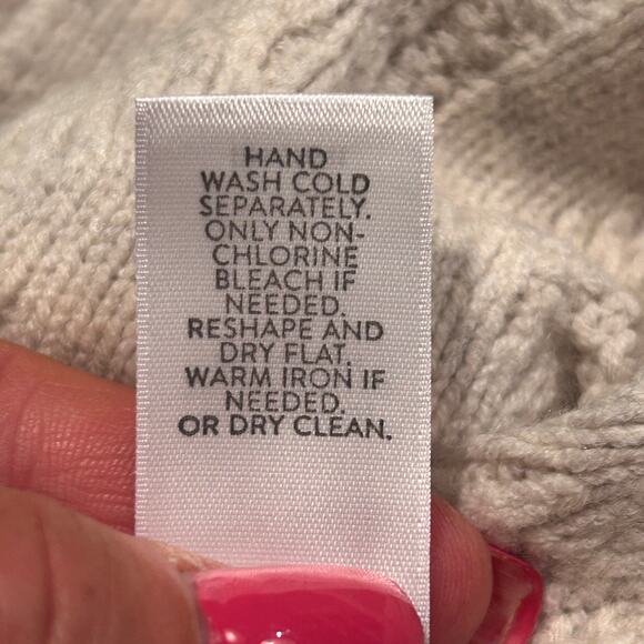 J. Jill Cardigan Sweater Patchwork Cable Knit Size small NWT - Picture 6 of 6